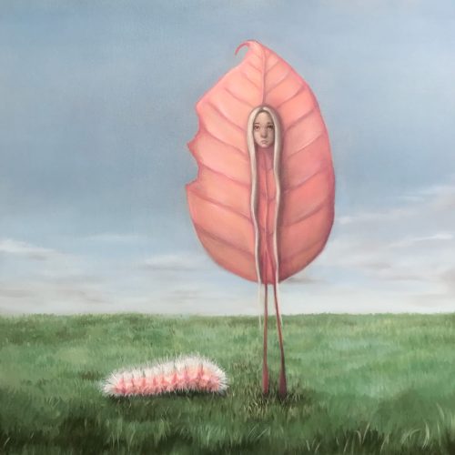 Cant Leaf Without U 80x80 cm - Oil on Canvas