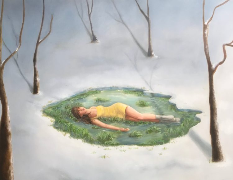 When Sun Goes Down 90x70 cm - Oil on Canvas